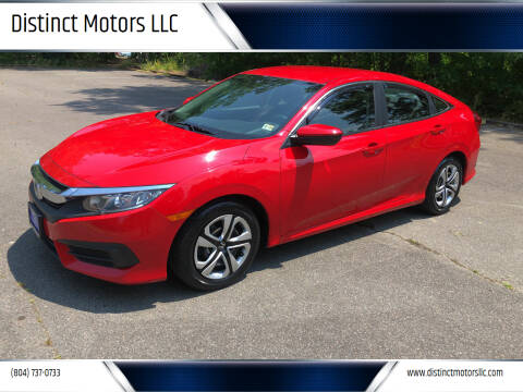 2017 Honda Civic for sale at Distinct Motors LLC in Mechanicsville VA