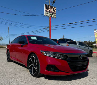 2021 Honda Accord for sale at LLANOS AUTO SALES LLC - JEFFERSON in Dallas TX