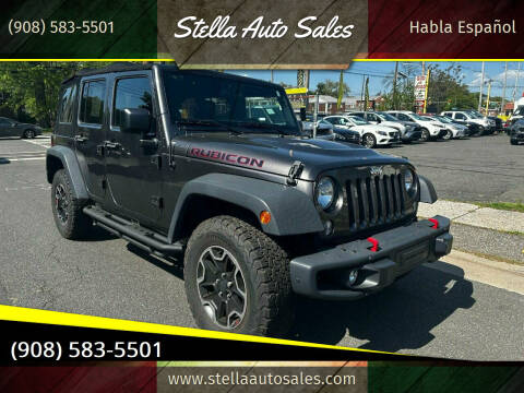 2016 Jeep Wrangler Unlimited for sale at Stella Auto Sales in Linden NJ