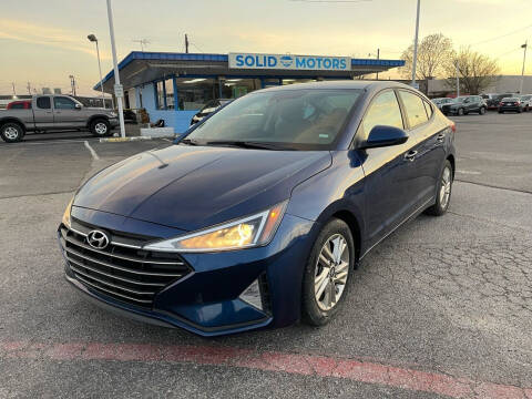 2020 Hyundai Elantra for sale at Solid Motors LLC in Garland TX