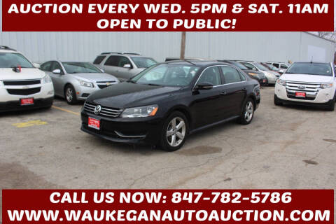 2012 Volkswagen Passat for sale at Waukegan Auto Auction in Waukegan IL