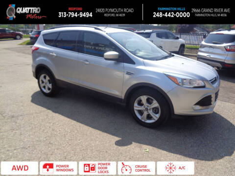 2015 Ford Escape for sale at Quattro Motors 2 in Farmington Hills MI