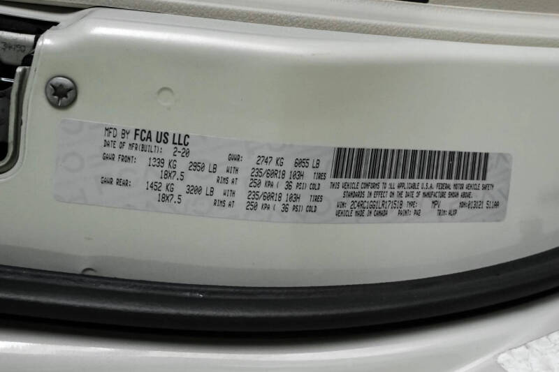 2020 Chrysler Pacifica