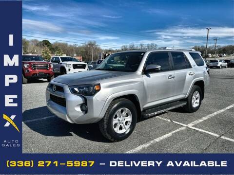 2018 Toyota 4Runner for sale at Impex Auto Sales in Greensboro NC