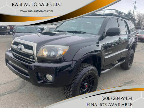 2008 Toyota 4Runner for sale at RABI AUTO SALES LLC in Garden City ID