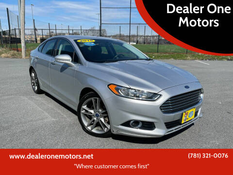 2015 Ford Fusion for sale at Dealer One Motors in Malden MA