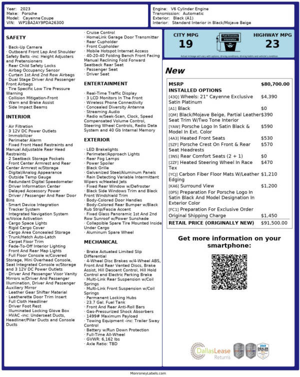2023 Porsche Cayenne