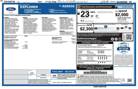 2025 Ford Explorer Platinum