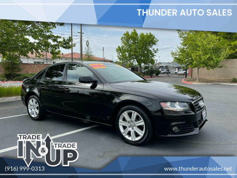 2010 Audi A4 for sale at Thunder Auto Sales in Sacramento CA