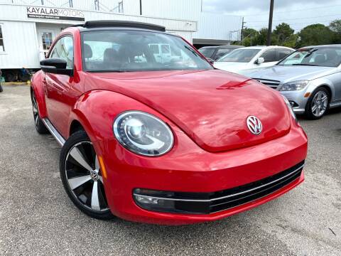 2013 Volkswagen Beetle for sale at KAYALAR MOTORS in Houston TX