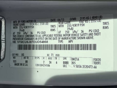 2013 Ford Escape Titanium