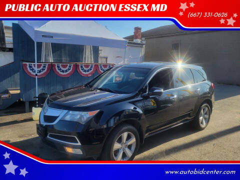 2013 Acura MDX for sale at PUBLIC AUTO AUCTION ESSEX MD in Essex MD