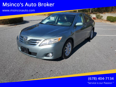 2011 Toyota Camry for sale at Msinco's Auto Broker in Snellville GA