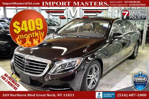 2016 Mercedes-Benz S-Class for sale at Import Masters in Great Neck NY