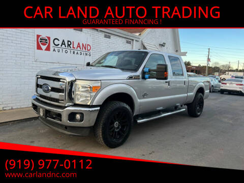 2013 Ford F-250 Super Duty for sale at CAR LAND  AUTO TRADING in Raleigh NC