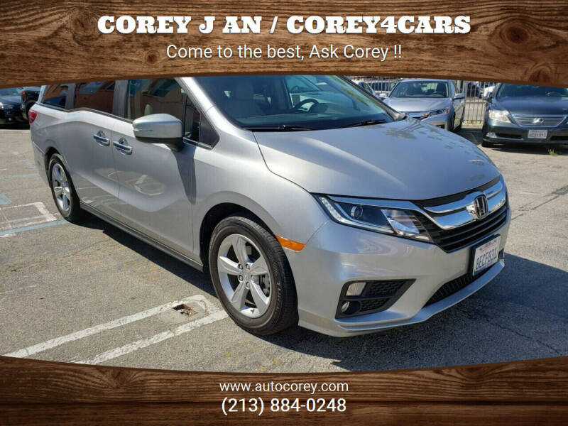 2018 Honda Odyssey for sale at WWW.COREY4CARS.COM / COREY J AN in Los Angeles CA
