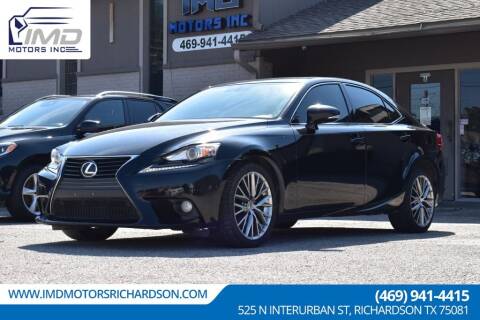 2014 Lexus IS 250 for sale at IMD Motors in Richardson TX