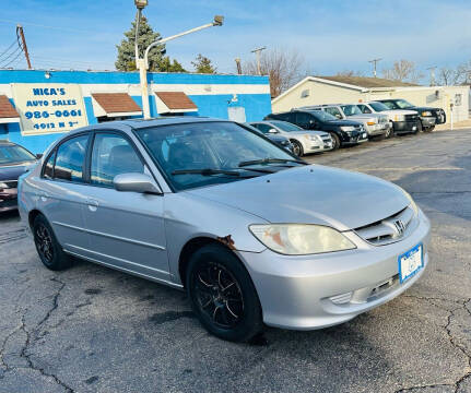 2005 Honda Civic for sale at NICAS AUTO SALES INC in Loves Park IL