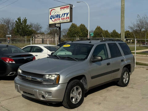 2005 Chevrolet TrailBlazer for sale at QUALITY AUTO SALES in Wayne MI