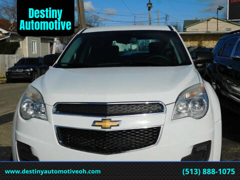 2012 Chevrolet Equinox for sale at Destiny Automotive in Hamilton OH