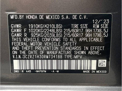 2024 Honda HR-V LX
