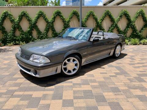 1988 Ford Mustang for sale at ROGERS MOTORCARS in Houston TX