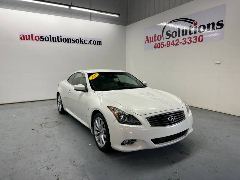 2014 Infiniti Q60 Convertible for sale at Auto Solutions in Warr Acres OK