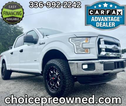 2015 Ford F-150 for sale at CHOICE PRE OWNED AUTO LLC in Kernersville NC