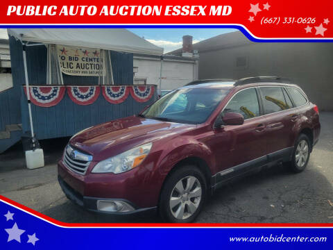 2012 Subaru Outback for sale at PUBLIC AUTO AUCTION ESSEX MD in Essex MD