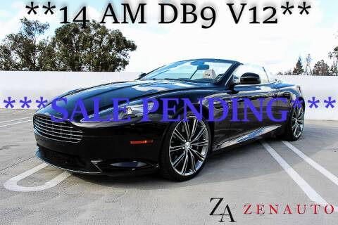 2014 Aston Martin DB9 for sale at Zen Auto Sales in Sacramento CA