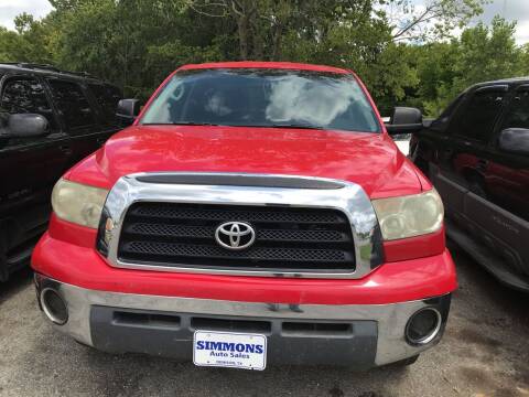 2007 Toyota Tundra for sale at Simmons Auto Sales in Denison TX