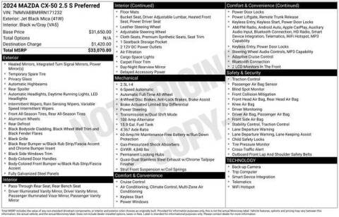 2024 Mazda CX-50 2.5 S Preferred