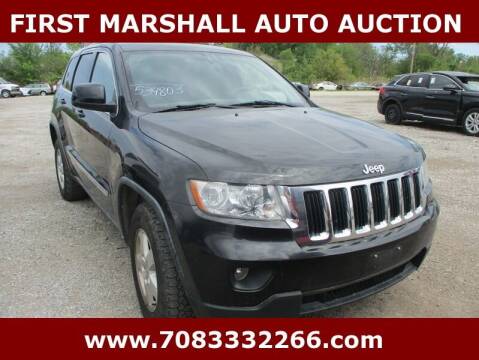 2011 Jeep Grand Cherokee for sale at First Marshall Auto Auction in Harvey IL
