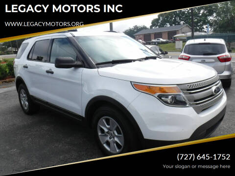 2013 Ford Explorer for sale at LEGACY MOTORS INC in New Port Richey FL