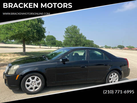 2007 Cadillac CTS for sale at BRACKEN MOTORS in San Antonio TX