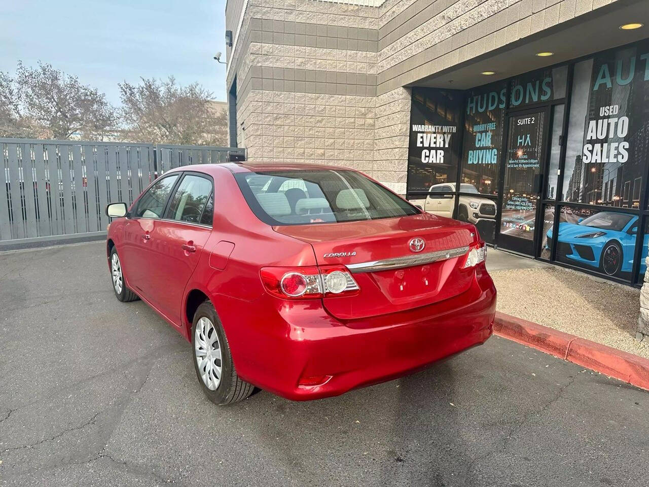 2013 Toyota Corolla for sale at HUDSONS AUTOS in Gilbert, AZ