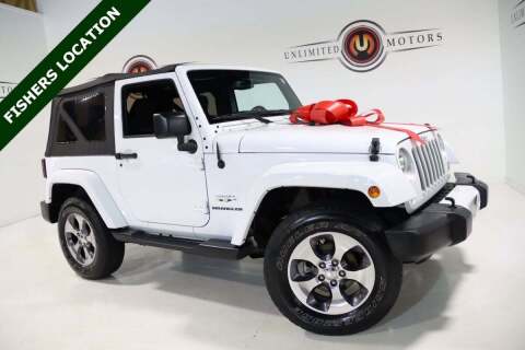 2016 Jeep Wrangler for sale at Unlimited Motors in Fishers IN