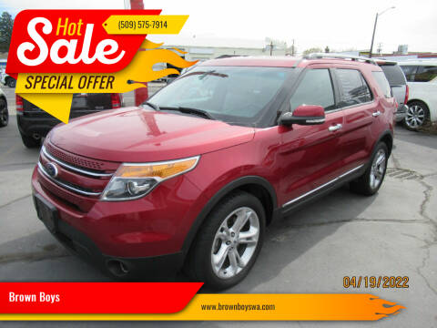 2014 Ford Explorer for sale at Brown Boys in Yakima WA
