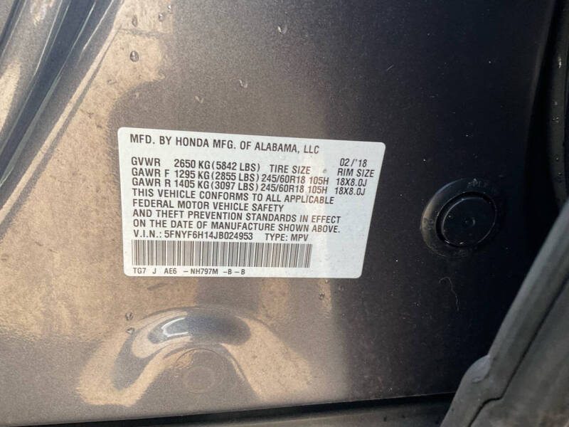 2018 Honda Pilot LX