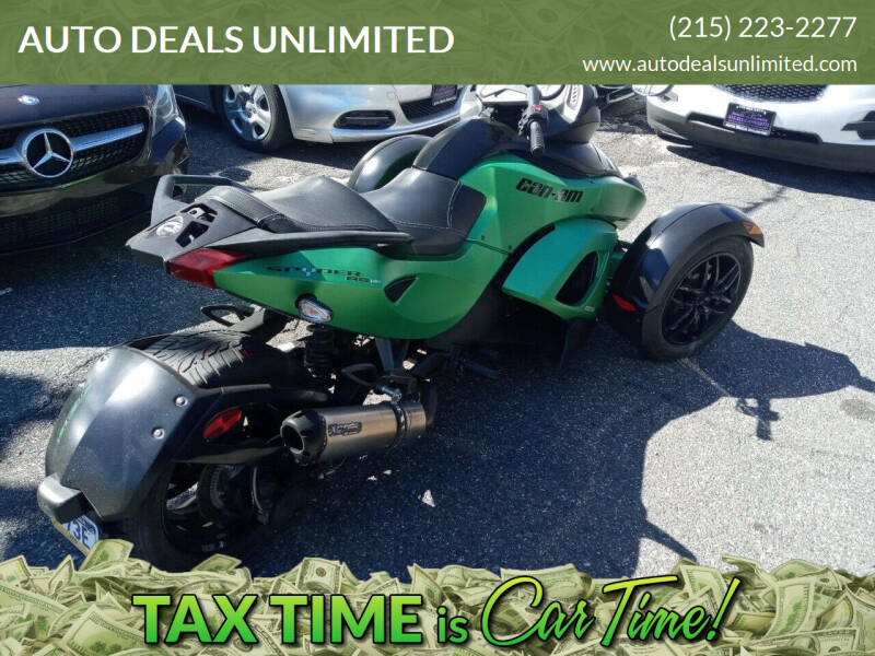 2012 Spyder Roadster for sale at AUTO DEALS UNLIMITED in Philadelphia PA