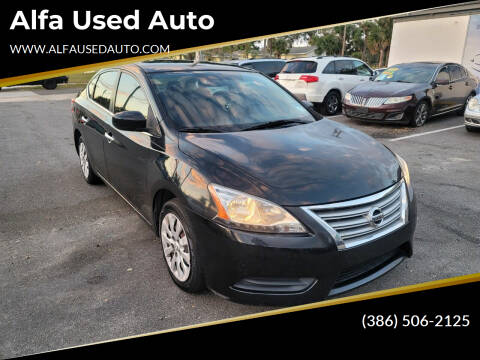 2013 Nissan Sentra for sale at Alfa Used Auto in Holly Hill FL