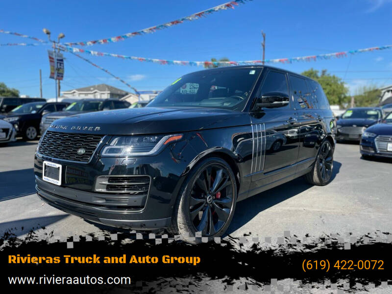 2018 Land Rover Range Rover for sale at Rivieras Truck and Auto Group in Chula Vista CA