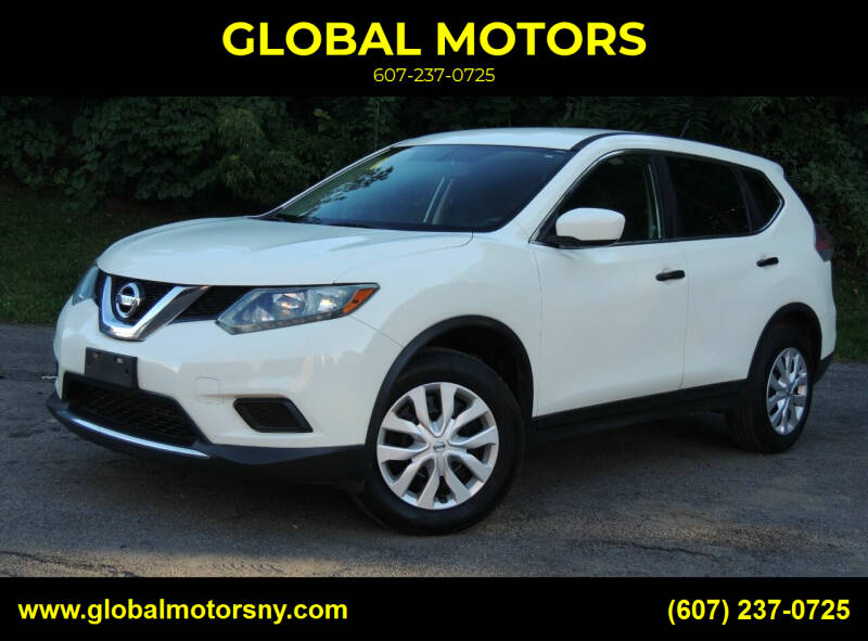 2016 Nissan Rogue for sale at GLOBAL MOTORS in Binghamton NY