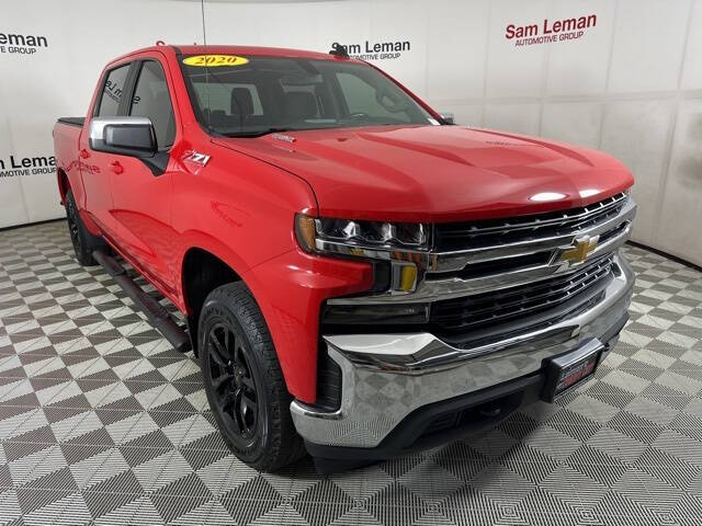 Used 2020 Chevrolet Silverado 1500 LT with VIN 3GCUYDET0LG257647 for sale in Bloomington, IL