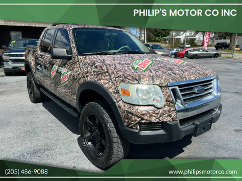 2007 Ford Explorer Sport Trac for sale at PHILIP'S MOTOR CO INC in Haleyville AL