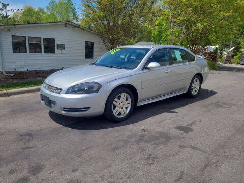 2012 Chevrolet Impala for sale at TR MOTORS in Gastonia NC