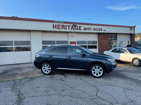 2011 Lexus RX 350 for sale at Heritage Auto Sales in Waterbury CT