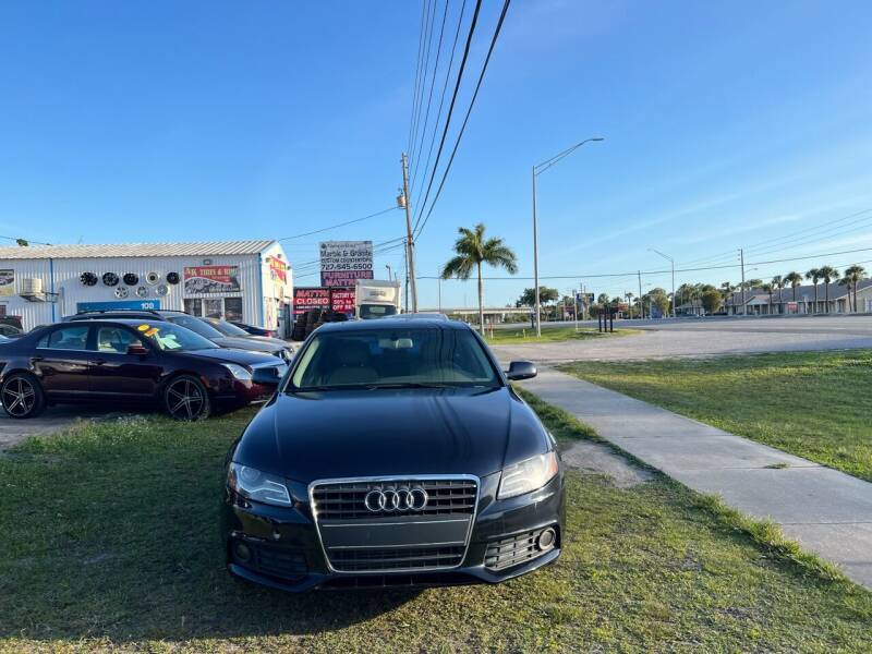 2012 Audi A4 for sale at ONYX AUTOMOTIVE, LLC in Largo FL