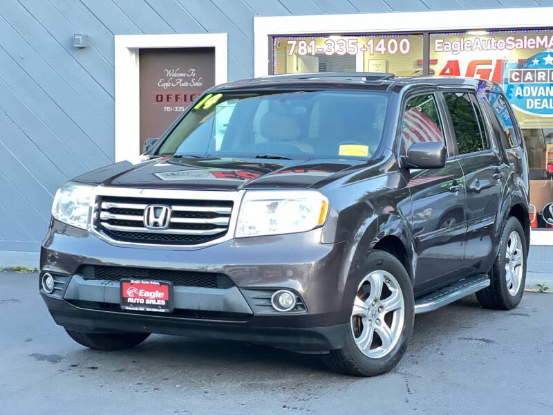 Used 2014 Honda Pilot EX-L with VIN 5FNYF4H54EB020608 for sale in Holbrook, MA