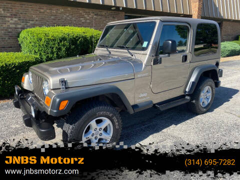2004 Jeep Wrangler for sale at JNBS Motorz in Saint Peters MO